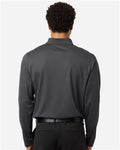 Core 365 CE108L Men's Nova Performance Long Sleeve Pique Polo - Carbon - model back