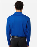 Core 365 CE108L Men's Nova Performance Long Sleeve Pique Polo - True Royal - model back