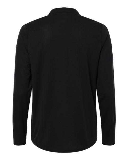 Core 365 CE108LW Women's Nova Performance Long Sleeve Pique Polo - Black - back