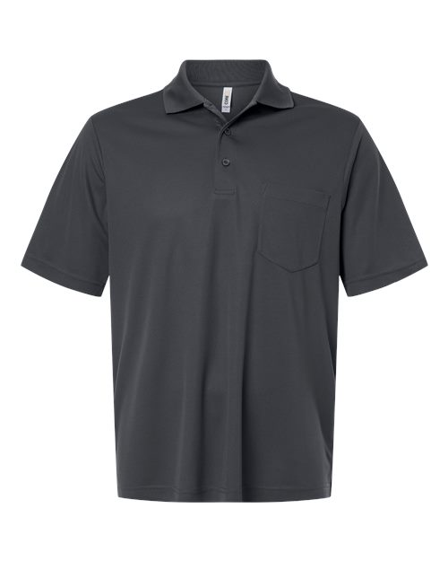 Core 365 CE108P Men's Nova Performance Pique Pocket Polo - Carbon - front