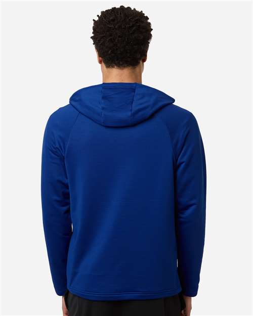 Team 365 TT200 Men's Qualify Quarter-Zip Hooded Pullover - Sport Royal - model back