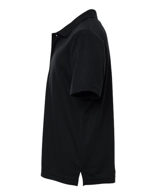 Core 365 CE108Y Youth Nova Performance Pique Polo - Black - side