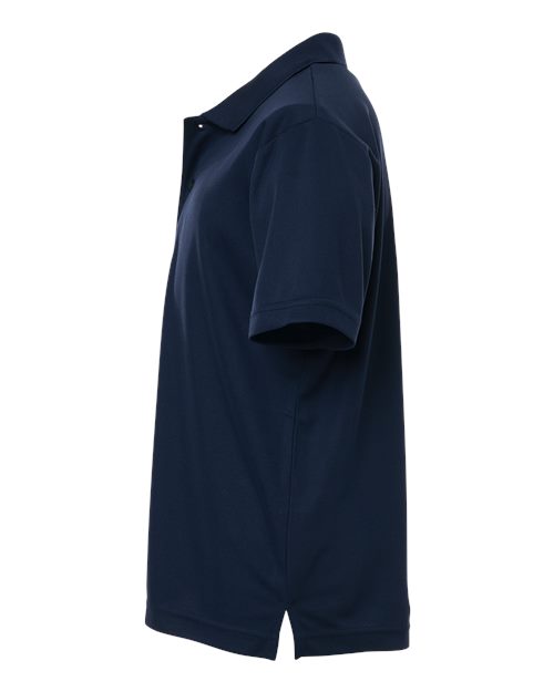 Core 365 CE108Y Youth Nova Performance Pique Polo - Classic Navy - side