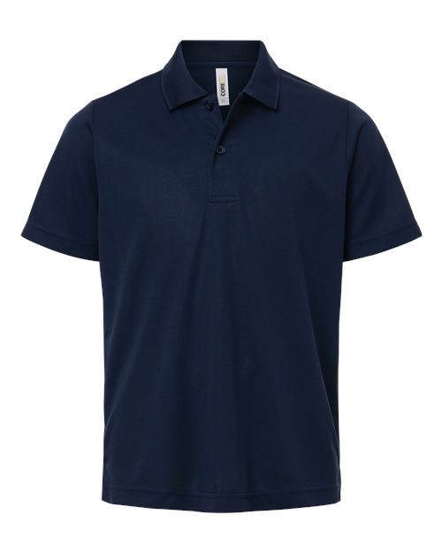 Core 365 CE108Y Youth Nova Performance Pique Polo - Classic Navy - front