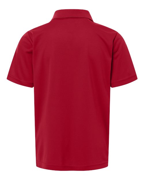 Core 365 CE108Y Youth Nova Performance Pique Polo - Classic Red - back