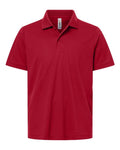 Core 365 CE108Y Youth Nova Performance Pique Polo - Classic Red - front