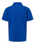 Core 365 CE108Y Youth Nova Performance Pique Polo - True Royal - back