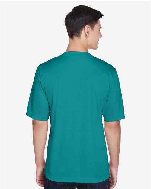 Team 365 TT11 Zone Performance T-Shirt - Clear Teal - model back