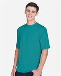 Team 365 TT11 Zone Performance T-Shirt - Clear Teal - model side