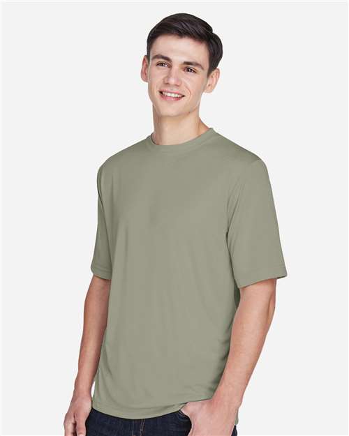 Team 365 TT11 Zone Performance T-Shirt - Olive - model side