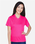 Team 365 TT11W Women's Zone Performance T-Shirt - Bright Magenta - model front