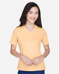 Team 365 TT11W Women's Zone Performance T-Shirt - Melon - model front