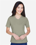 Team 365 TT11W Women's Zone Performance T-Shirt - Olive - model front