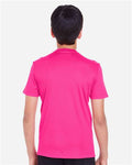 Team 365 TT11Y Youth Zone Performance T-Shirt - Bright Magenta - model back
