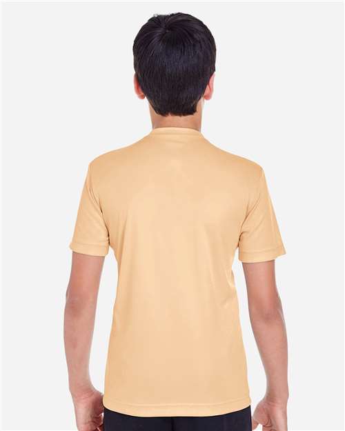 Team 365 TT11Y Youth Zone Performance T-Shirt - Melon - model back