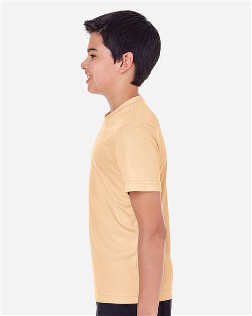 Team 365 TT11Y Youth Zone Performance T-Shirt - Melon - model side