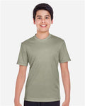 Team 365 TT11Y Youth Zone Performance T-Shirt - Olive - model front