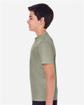 Team 365 TT11Y Youth Zone Performance T-Shirt - Olive - model side