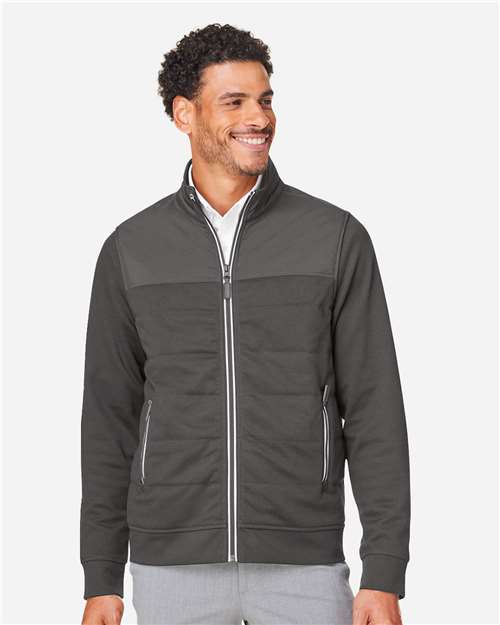 Devon & Jones DG71 Men's New Classics Club Jacket - Graphite - model front