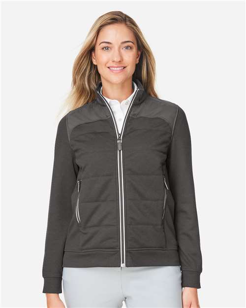 Devon & Jones DG71W Women's New Classics Club Jacket - Graphite - model front