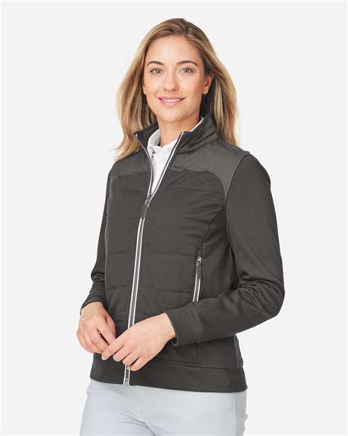 Devon & Jones DG71W Women's New Classics Club Jacket - Graphite - model side