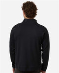 North End NE220 Men's Mantra Half-Zip Ottoman Pullover - Black - model back