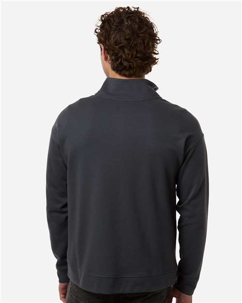 North End NE220 Men's Mantra Half-Zip Ottoman Pullover - Carbon - model back