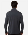 North End NE405 Men's JAQ Stretch Performance Quarter-Zip - Carbon/ Black - model back