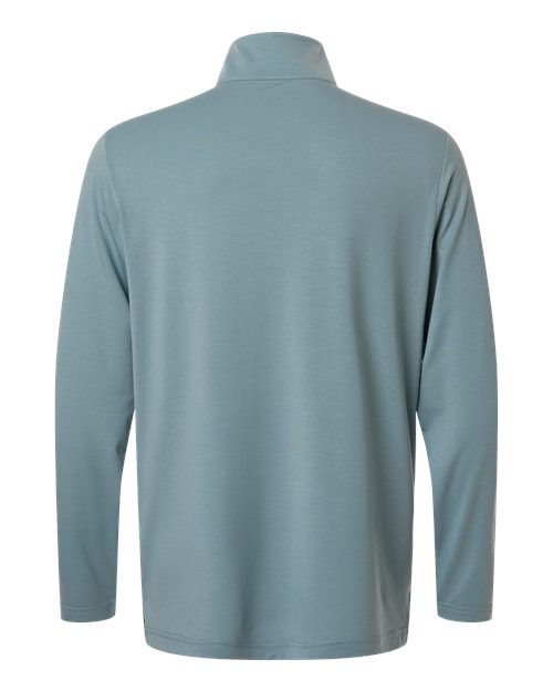 North End NE405 Men's JAQ Stretch Performance Quarter-Zip - Opal Blue/ Carbon  - back