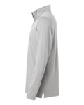 North End NE405 Men's JAQ Stretch Performance Quarter-Zip - Platinum/ Carbon - side