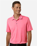 Adidas A230 Men's Performance Polo - Bliss Pink - model front