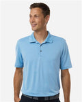 Adidas A230 Men's Performance Polo - Team Light Blue - model front