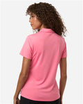 Adidas A231 Women's Performance Polo - Bliss Pink - model back