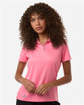 Adidas A231 Women's Performance Polo - Bliss Pink - model front