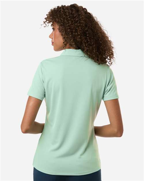 Adidas A231 Women's Performance Polo - Clear Mint - model back