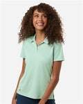 Adidas A231 Women's Performance Polo - Clear Mint - model front