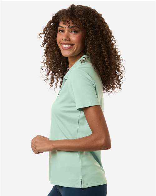Adidas A231 Women's Performance Polo - Clear Mint - model side