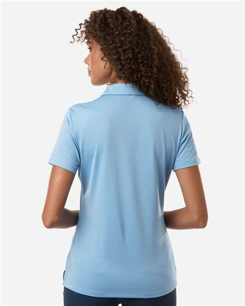 Adidas A231 Women's Performance Polo - Team Light Blue - model back