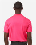 Adidas A430 Men's Performance Piqué Polo - Lucid Pink - model back