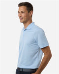 Adidas A430 Men's Performance Piqué Polo - Glow Blue - model side