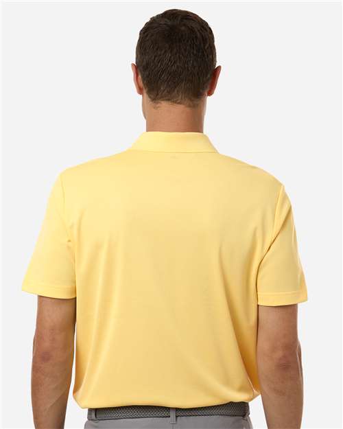 Adidas A430 Men's Performance Piqué Polo - Almost Yellow - model back
