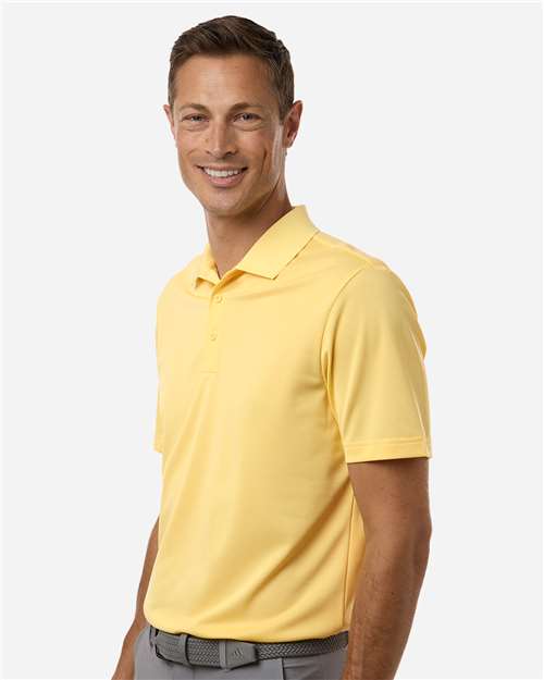 Adidas A430 Men's Performance Piqué Polo - Almost Yellow - model side