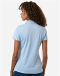 Adidas A431 Women's Performance Piqué Polo - Glow Blue - model back