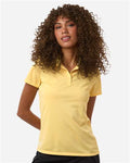 Adidas A431 Women's Performance Piqué Polo - Almost Yellow - model front