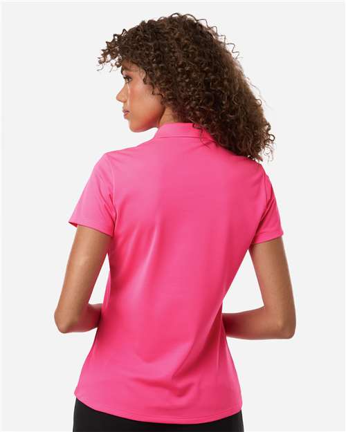 Adidas A431 Women's Performance Piqué Polo - Lucid Pink - model back