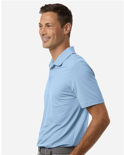 Adidas A514 Men's Ultimate365 Solid Polo - Clear Sky - model side
