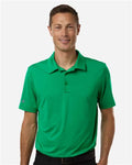 Adidas A514 Men's Ultimate365 Solid Polo - Court Green - model front