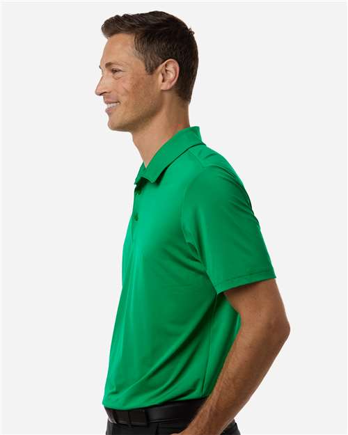 Adidas A514 Men's Ultimate365 Solid Polo - Court Green - model side