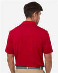 Adidas A514 Men's Ultimate365 Solid Polo - Power Red - model back