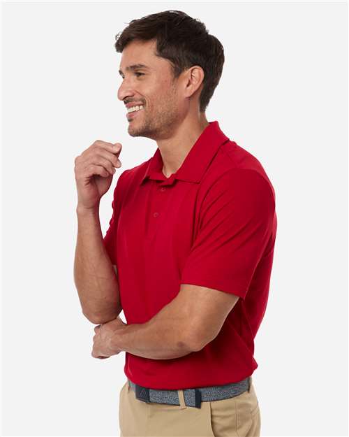 Adidas A514 Men's Ultimate365 Solid Polo - Power Red - model side